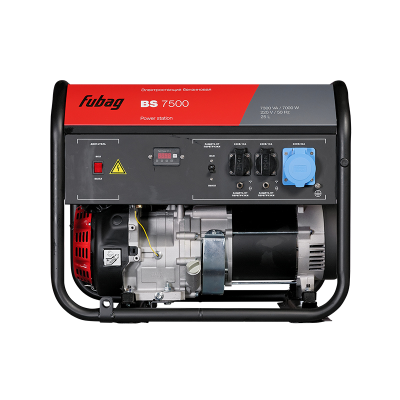Бензогенератор BS 7500, 7,0 кВт FUBAG 641032