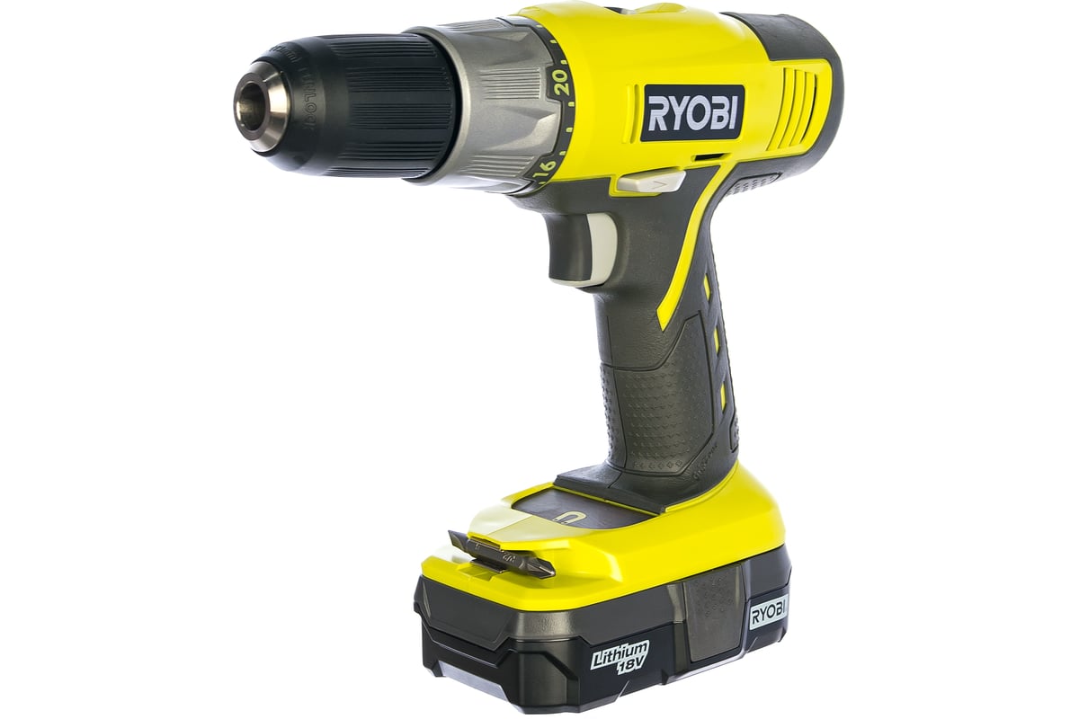 Аккумуляторная дрель-шуруповерт ONE+,18В RYOBI R18DDP-L13S