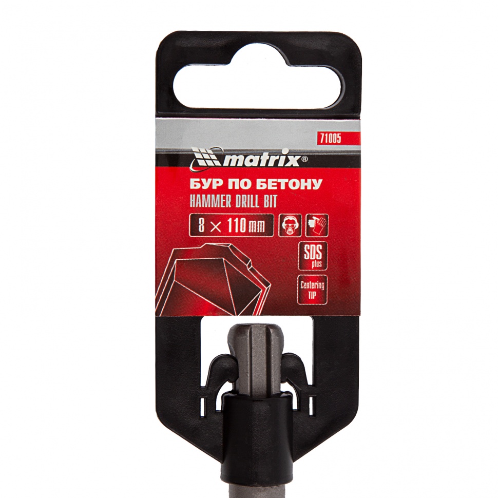Бур SDS plus 8x110 мм MATRIX 71005