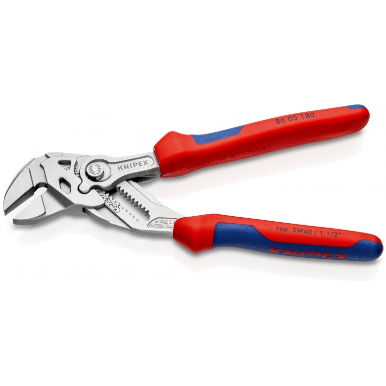 Захват-ключ переставной 180 мм, 0-40 мм, быстрозажимной механизм KNIPEX KN-8605180