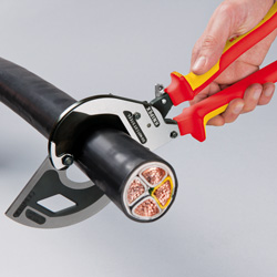 Кабелерез усиленный, с трещоткой 320 мм KNIPEX KN-9536320