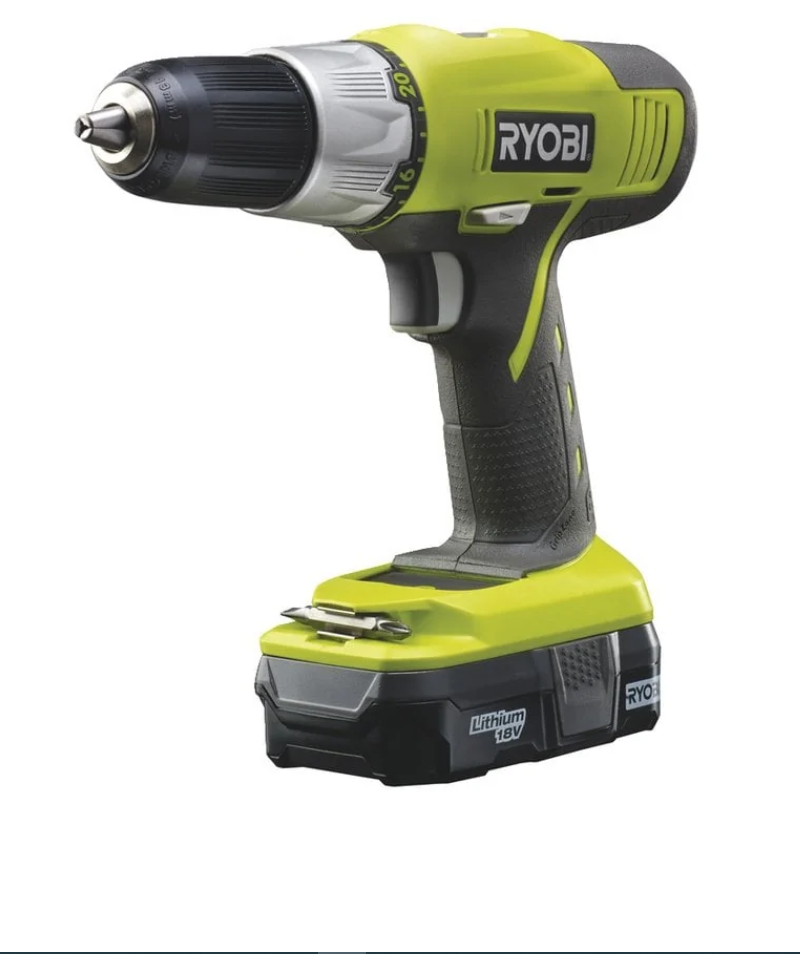 Аккумуляторная дрель-шуруповерт ONE+,18В RYOBI R18DDP-L13S