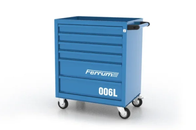Тележка инструментальная, 6 выдвижных ящиков, "Classic", синяя FERRUM 02.006L-5015