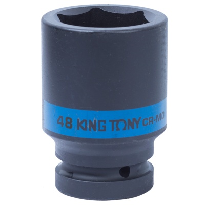 Головка торцевая ударная глубокая шестигранная 1", 48 мм KING TONY 843548M