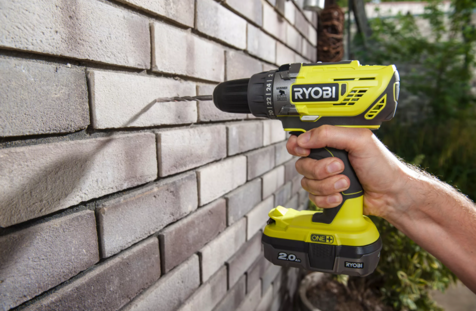 Аккумуляторная дрель-шуруповерт, ударная, ONE+,18В RYOBI R18PD3-242S