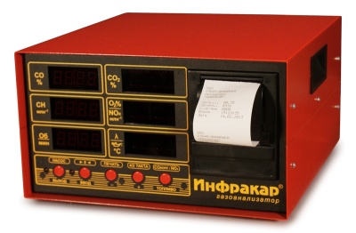 Газоанализатор 4-х компонентный, с принтером ИНФРАКАР М-2.02