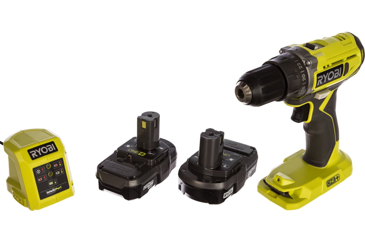 Аккумуляторная дрель-шуруповерт ONE+,18В RYOBI R18DD2-213S