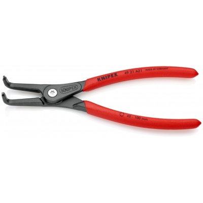 Съемник для стопорных колец 210 мм, загнутые, разжатие KNIPEX KN-4921A31