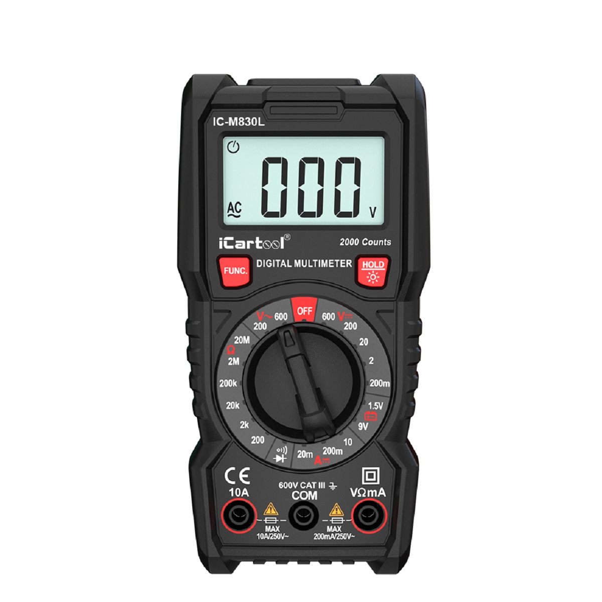 Мультиметр цифровой ICARTOOL IC-M830L