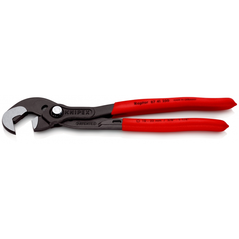 Захват-ключ переставной Raptor® 250 мм, 10-32 мм, быстрозажимной механизм KNIPEX KN-8741250