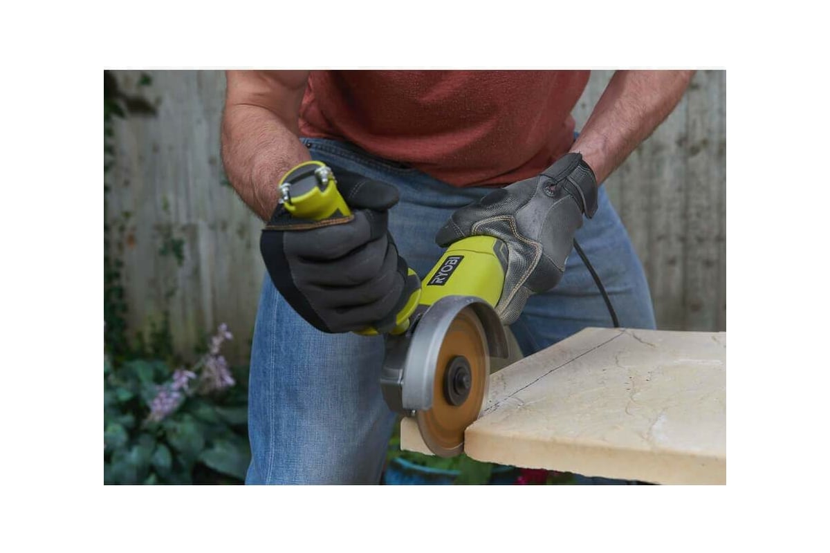 Шлифмашина угловая (УШМ), 125 мм, 950 Вт RYOBI RAG950-125S