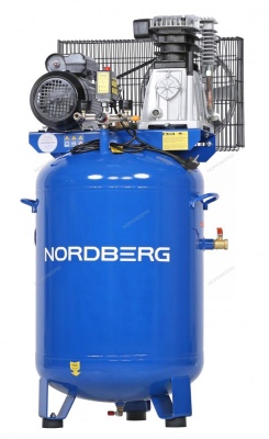 Компрессор поршневой, ременной, вертикальный NORDBERG NCEV150/480