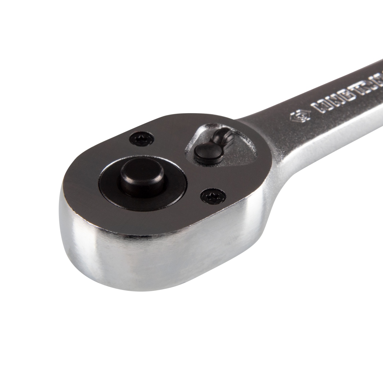 Трещотка 3/8", 200 мм, 32 зубца, флажковая с кнопкой, фиксатор KING TONY 3771-08G
