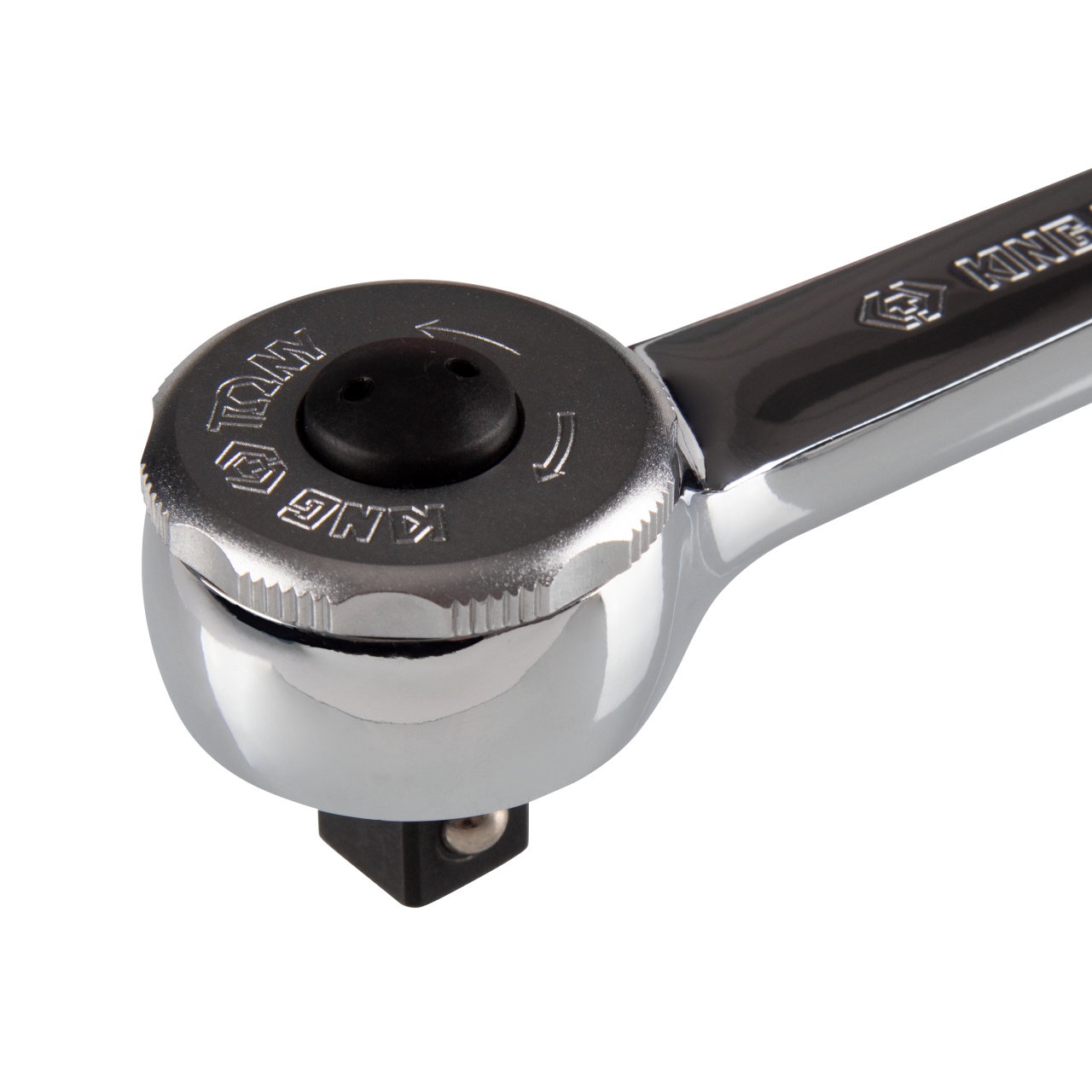 Трещотка 1/2", 262 мм, 72 зубца, дисковый механизм, с кнопкой KING TONY 4756-10G