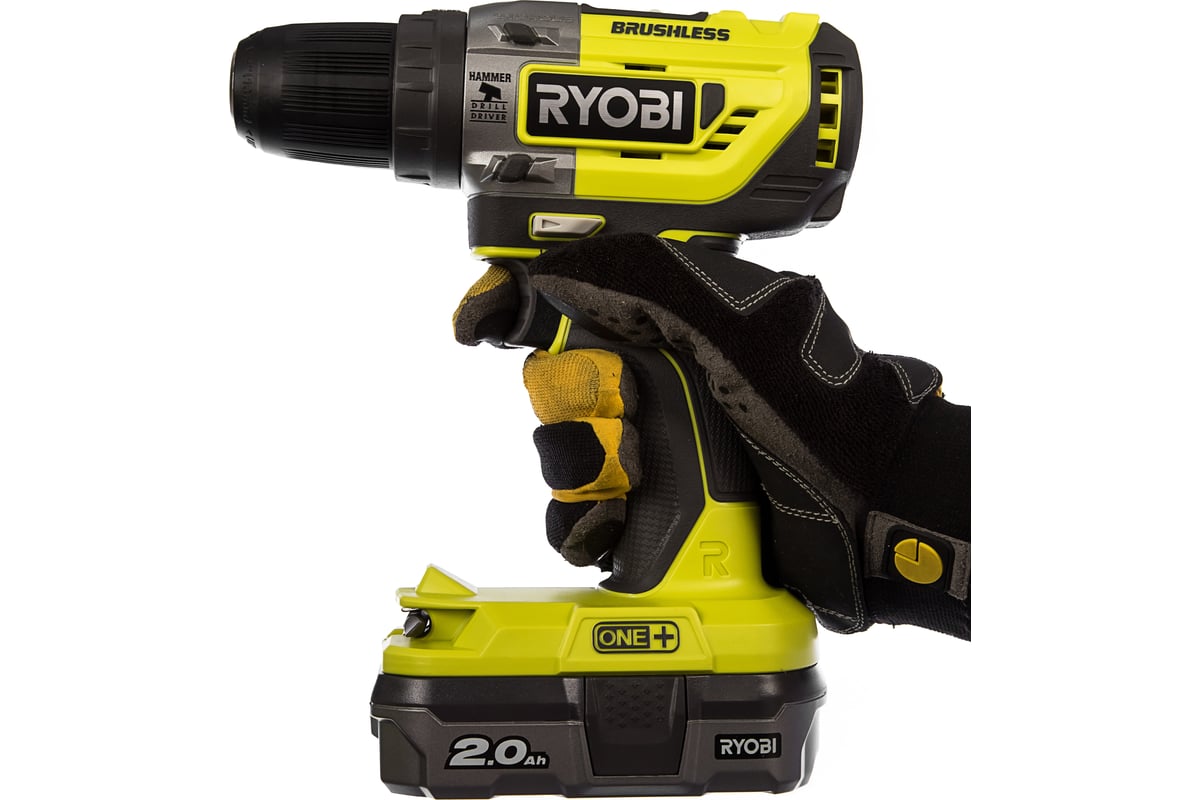 Аккумуляторная дрель-шуруповерт, ударная, ONE+,18В RYOBI R18PD5-220S